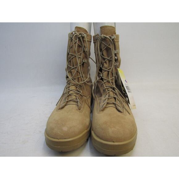 EUC Belleville Mens Sz 13.5 R Tan Suede Gore-Tex Combat Tactical Military Boots main image 5